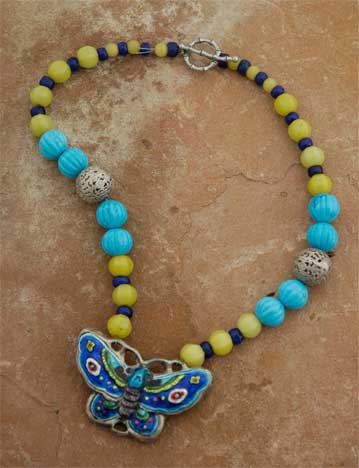 Chinese Butterfly Necklace